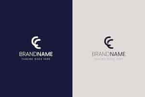 Free vector professional cc logotype template