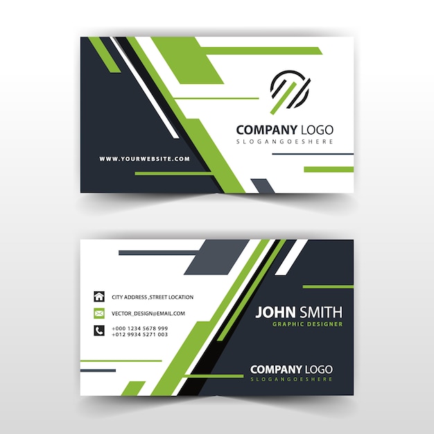 Free vector professional corporate card