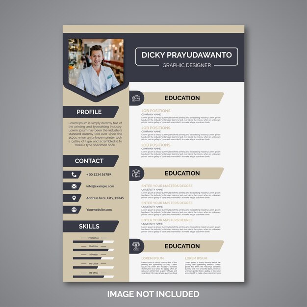 Professional curriculum vitae template