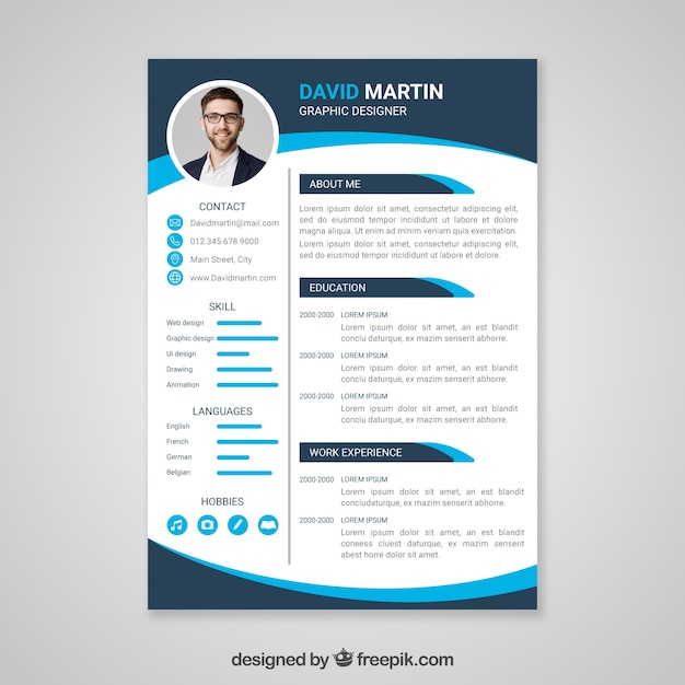 Professional curriculum vitae template