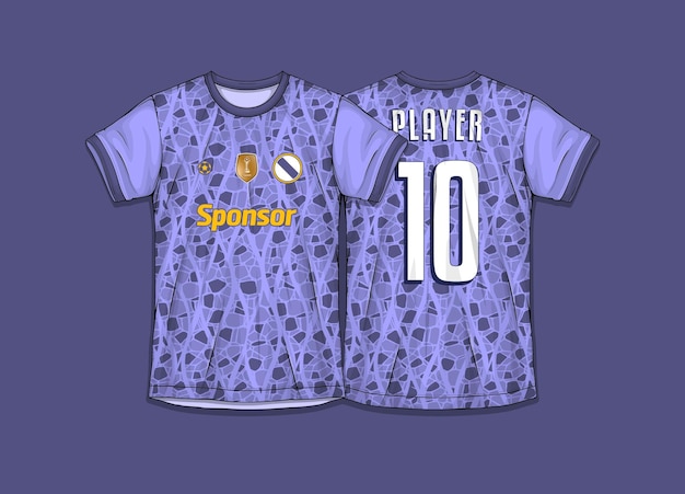 Professional football shirt templates