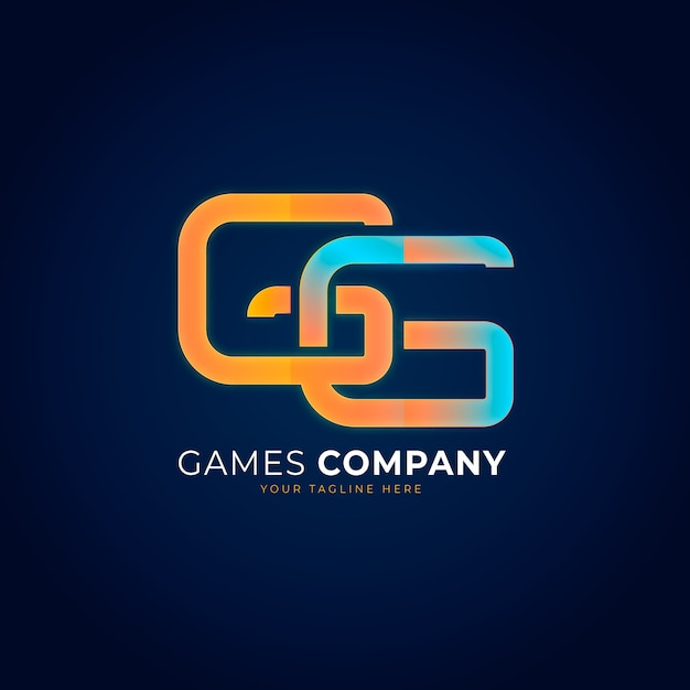 Professional gg logotype template