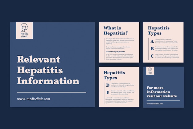 Professional hepatitis info facebook posts