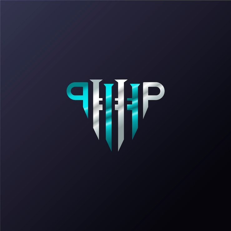 Free Vector professional hp logotype template