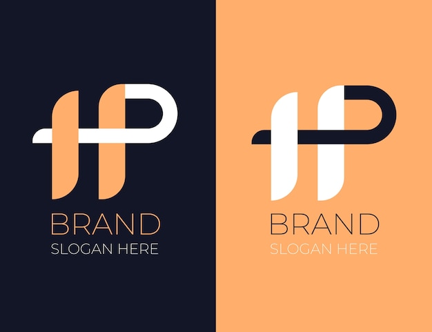 Professional hp logotype template