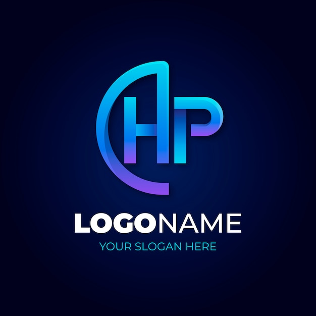 Professional hp logotype template