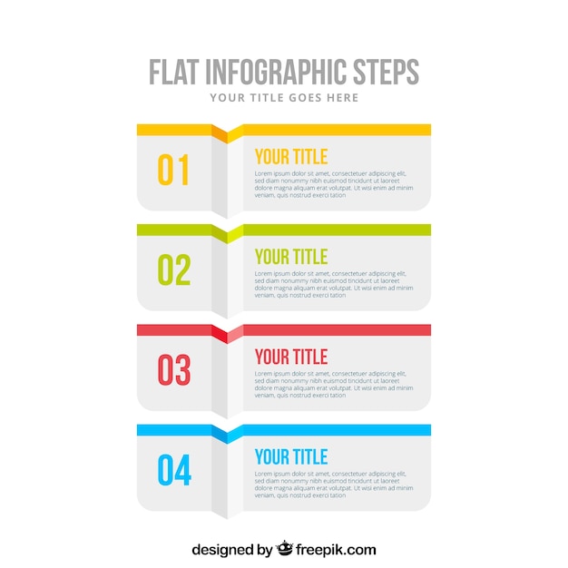 Infografica professionale con stile colorato