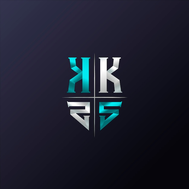 Профессиональный шаблон логотипа ks