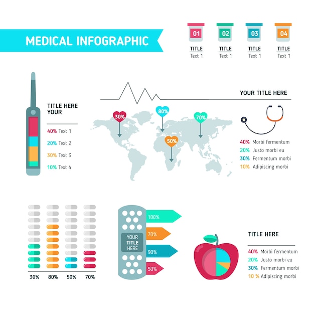 전문 의료 infographic 템플릿