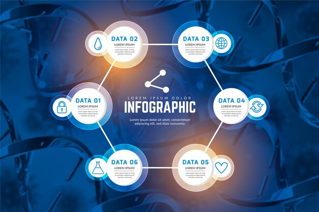 전문 의료 infographic 템플릿