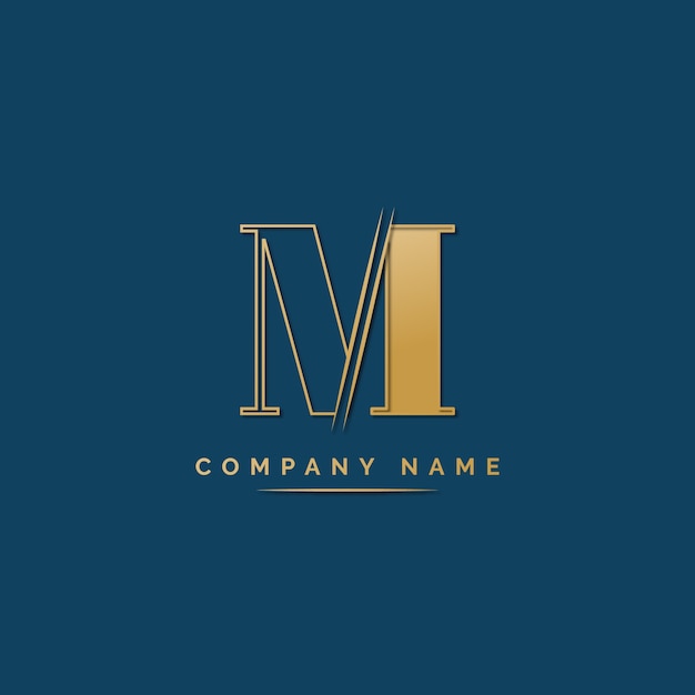 Professional mm logotype template