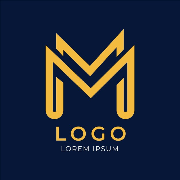 Professional mm logotype template