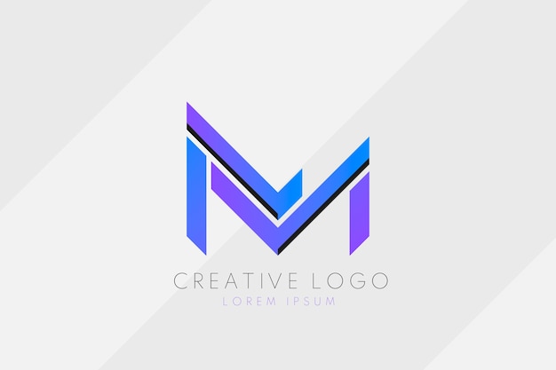 Профессиональный шаблон логотипа мм
