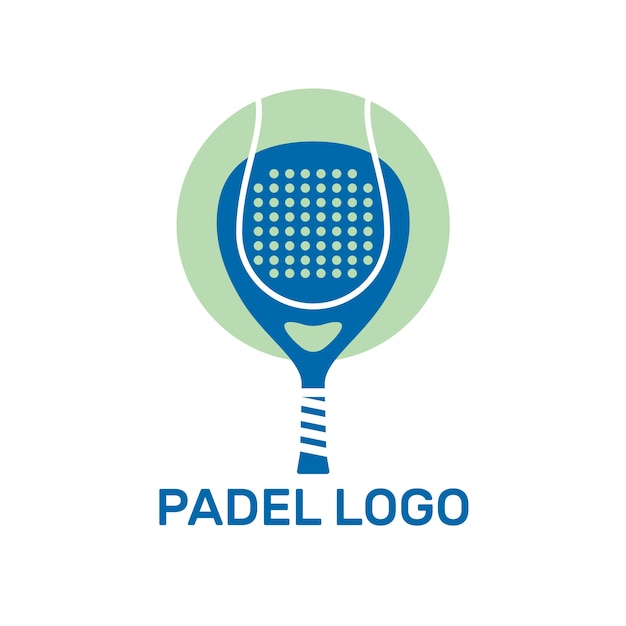 Профессиональный шаблон логотипа padel