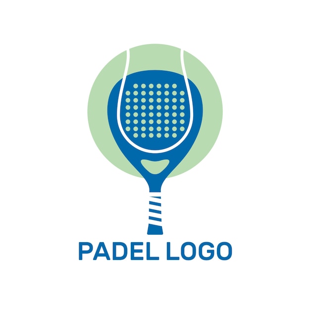 Professional padel logo template