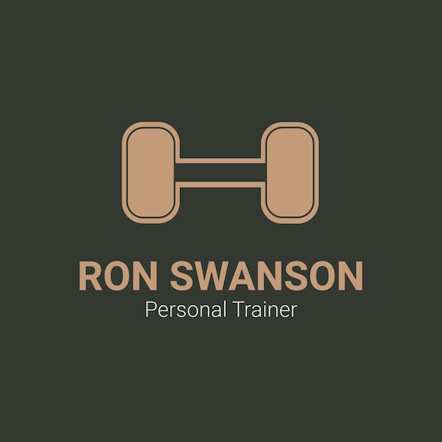 Professional personal trainer logo