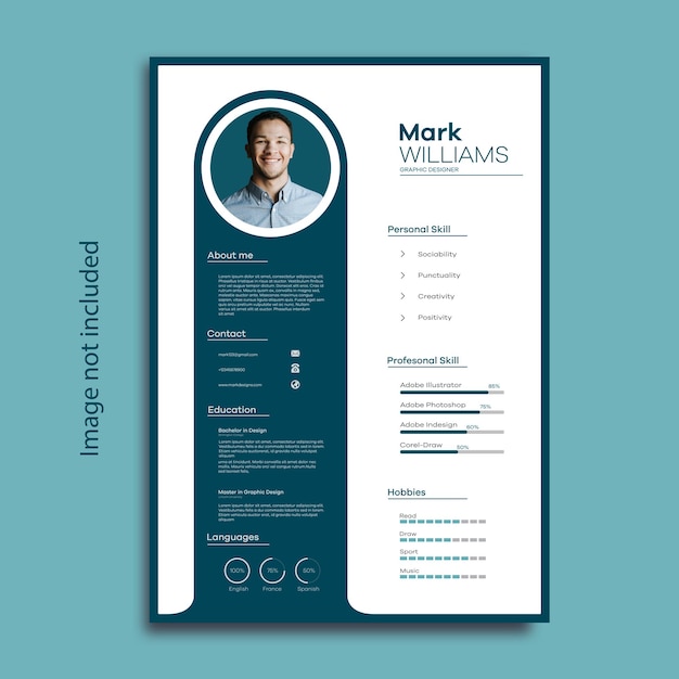 Professional resume template design