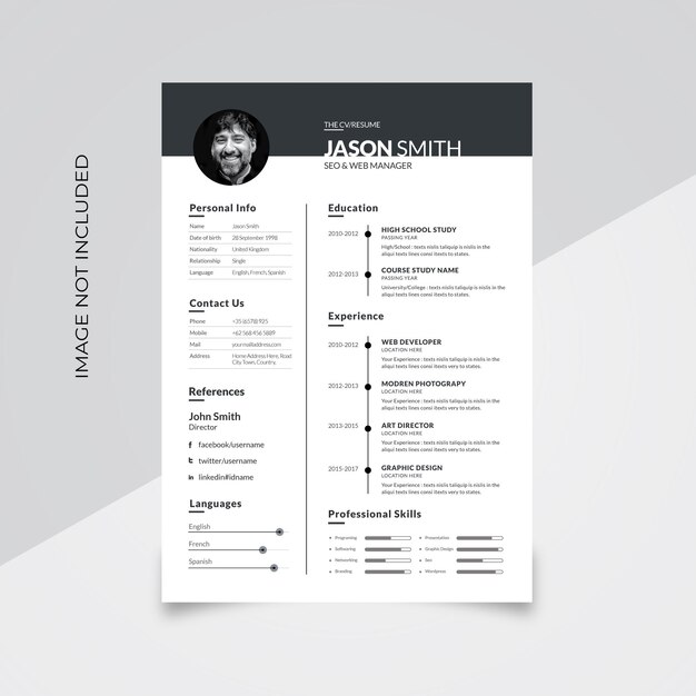 Professional resume template