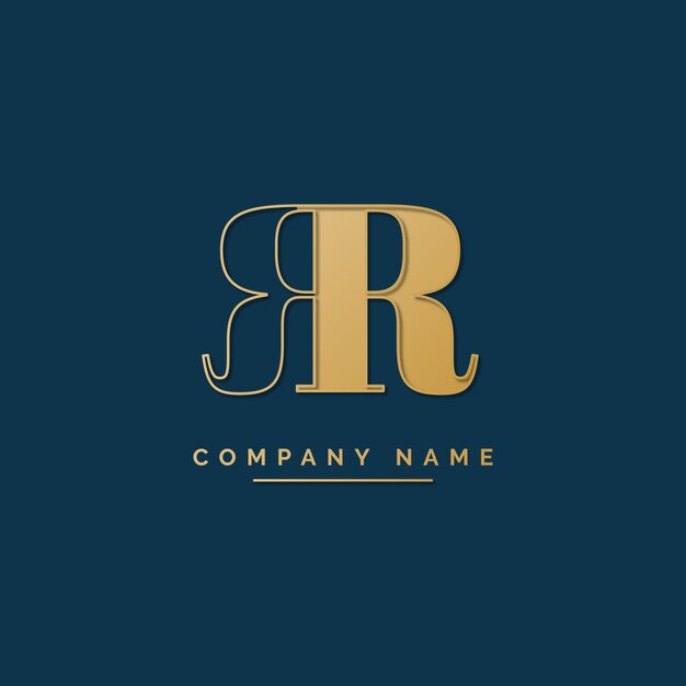 Professional rr logotype template