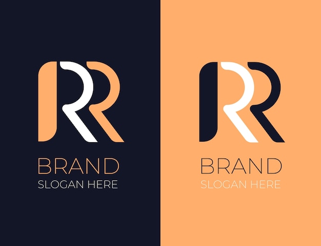 Free vector professional rr logotype template