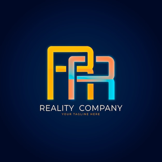 Professional rr logotype template