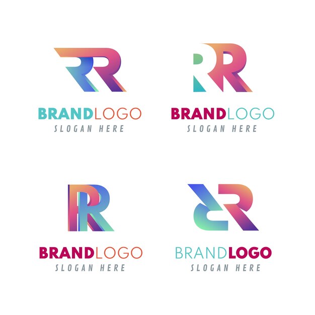 Professional rr logotype template