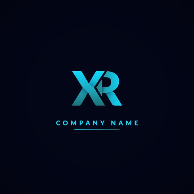 Professional rx logotype template