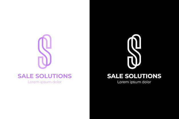 Professional ss logotype template