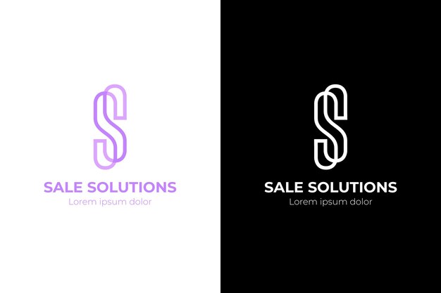 Professional ss logotype template