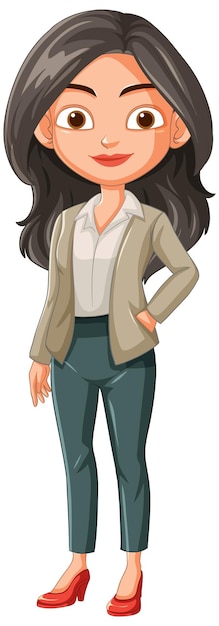 Free Vector professional woman in business attire
