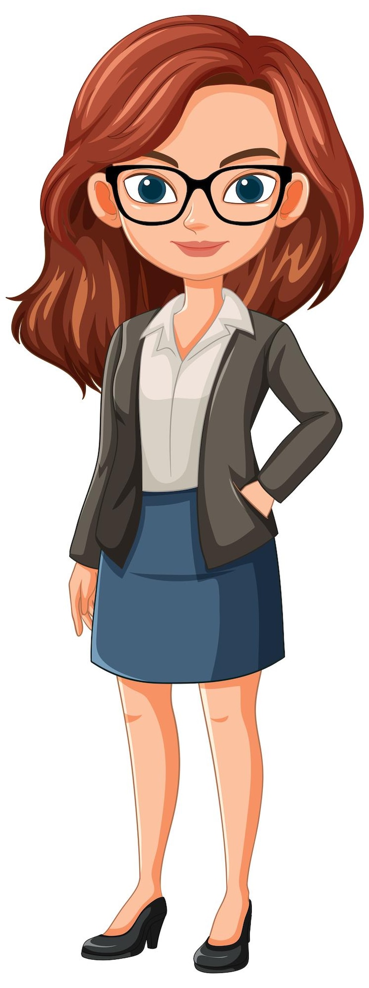 Free Vector professional woman in business attire