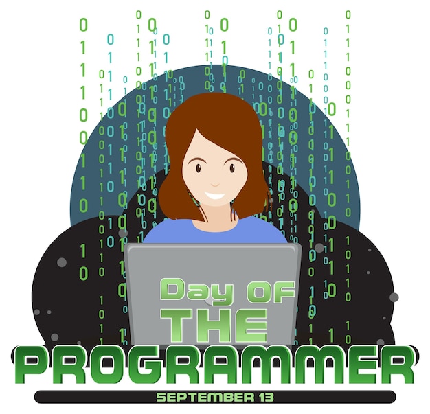 Vettore gratuito banner per il giorno dei programmatori