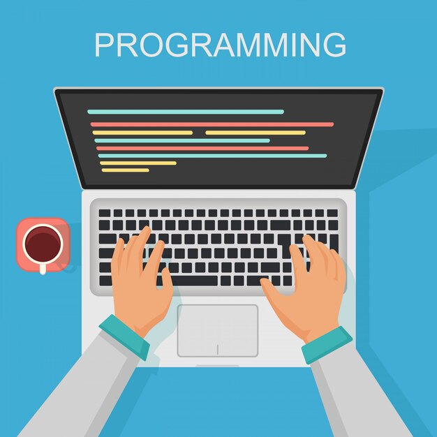 Premium Vector | Programming, web development concept. programmers ...