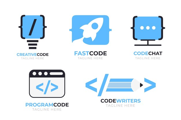 Programming company logo templates