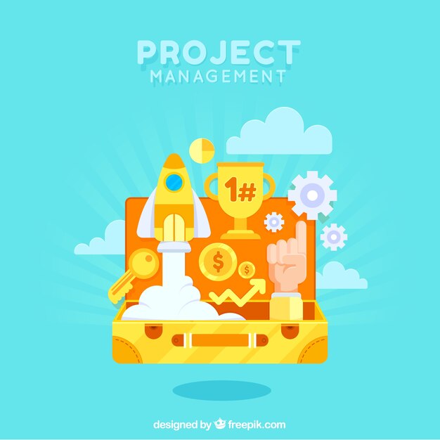 가방으로 프로젝트 관리 개념