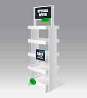 Free vector promotion shelf realistic