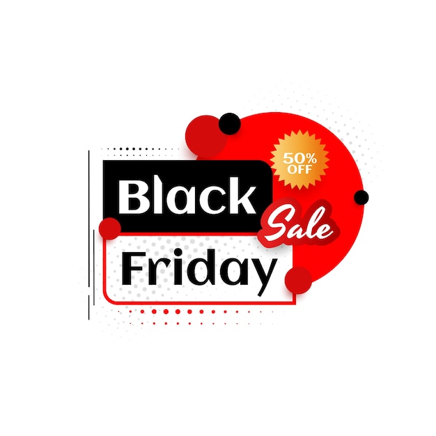 Sfondo promozionale per le offerte di vendita del black friday