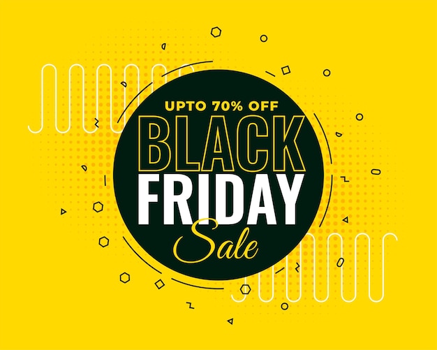 Promotional black friday sale memphis background