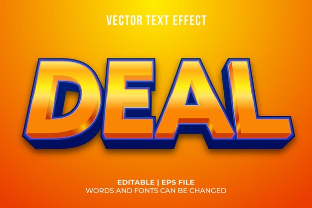 promotional text template with 3d effect