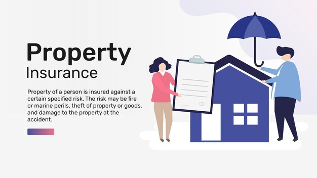 Property insurance template for presentation