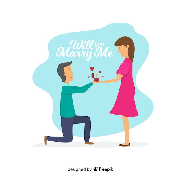 Proposal and love backgroud