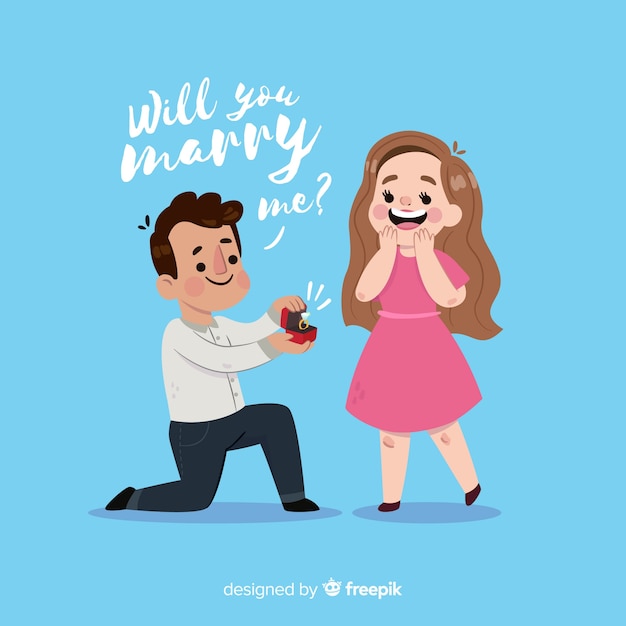 Proposal and love concept