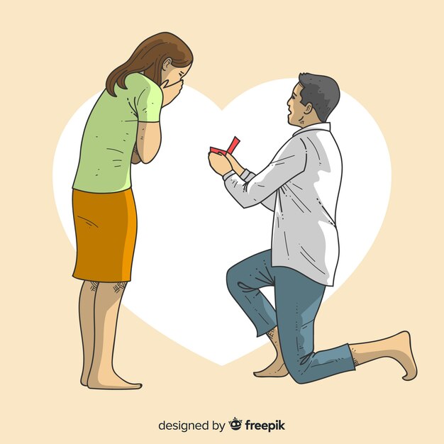 Proposal and love concept