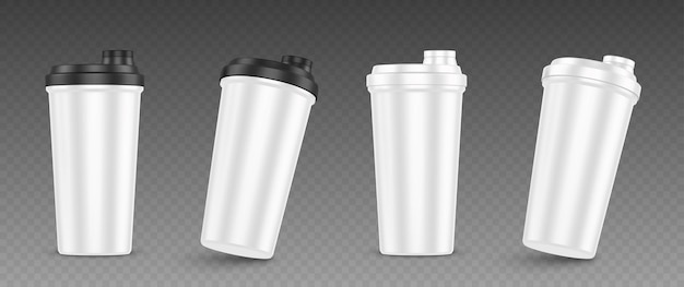 Protein shaker cup for sports nutrition