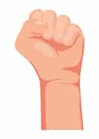 Free vector protest fist illustration