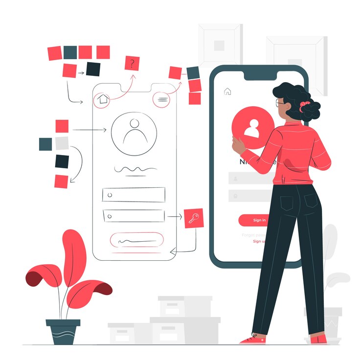 Free Vector prototyping process concept illustration