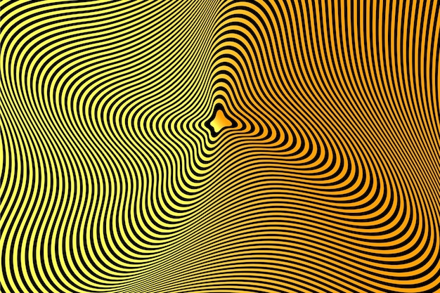 Free vector psychedelic background with optical illusion