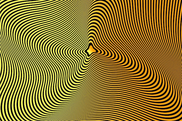 Psychedelic background with optical illusion