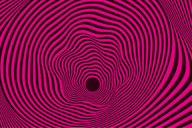 Psychedelic distorted pink and black background