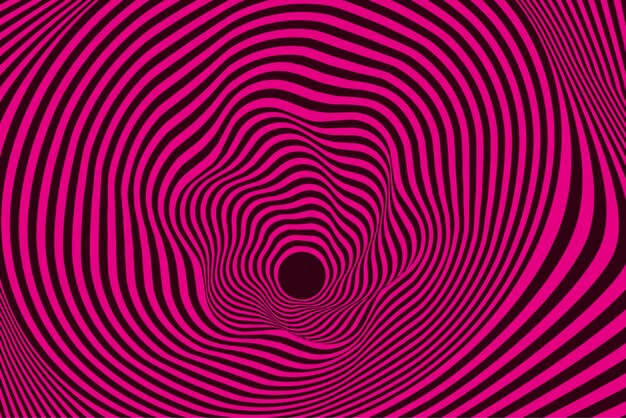 Psychedelic distorted pink and black background